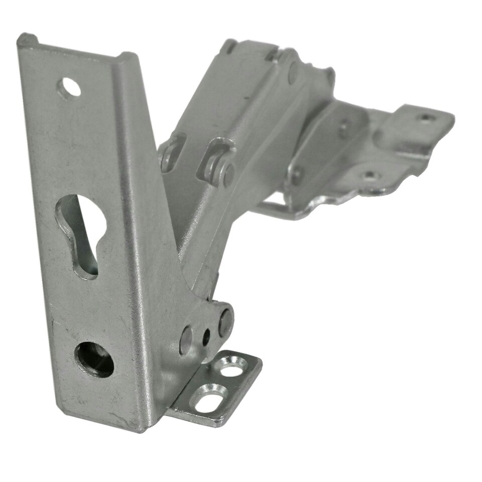 image 1 of SPARES2GO Integrated Door Hinge Pair compatible with Ikea Fridge Freezer 3362 3363 5.0 41,5 Silver