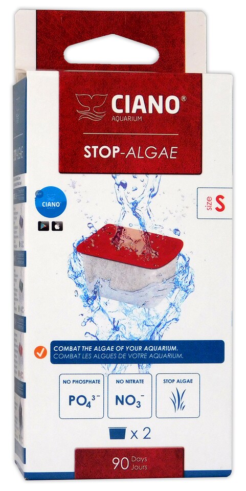 Ciano Stop-Algae Media Small CF40x2 Algae Control