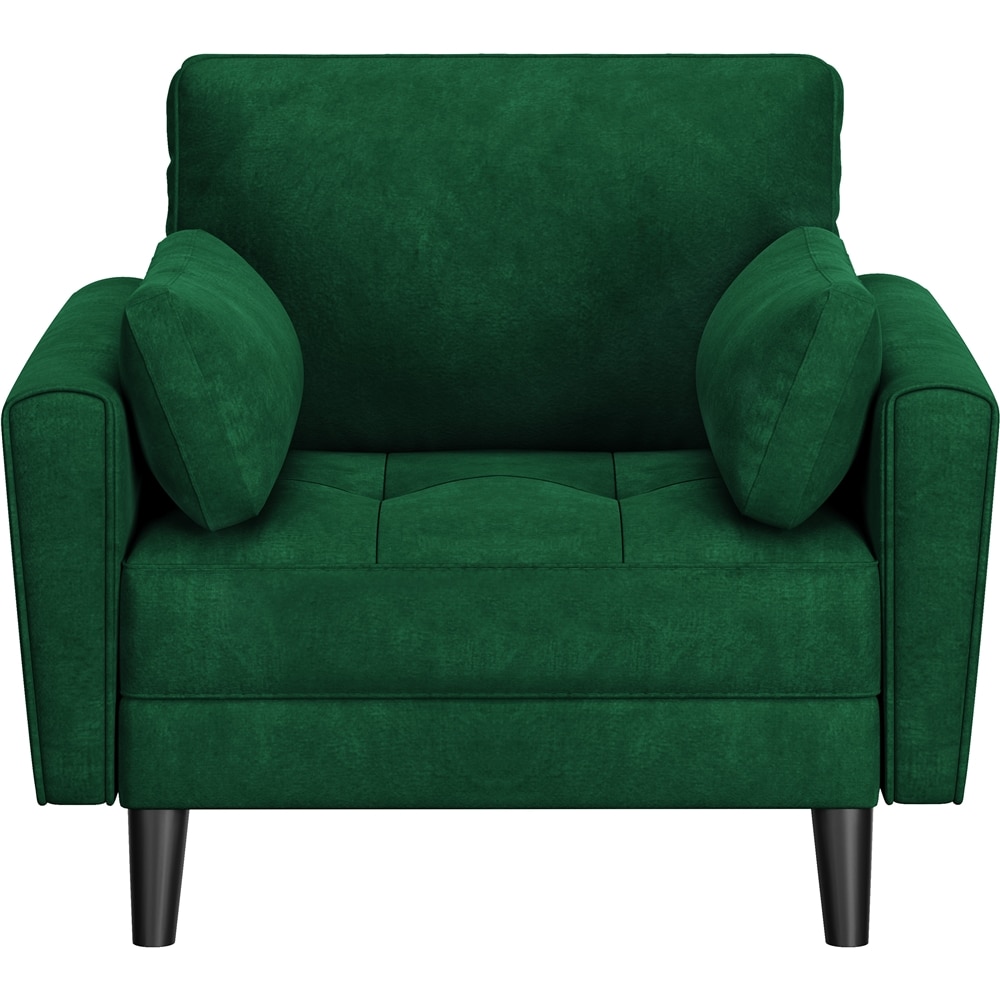 Yaheetech Tufted Oversized Armchair | Green | One Size | 1