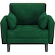 image 1 of Yaheetech Tufted Oversized Armchair | Green | One Size | 1