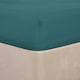 image 4 of OHS Plain Fitted Bed 25cm Deep Elasticated Sheet Green | Teal | King