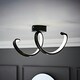 image 1 of ValueLights Infinity Black Single Twist Integrated LED Wall Light