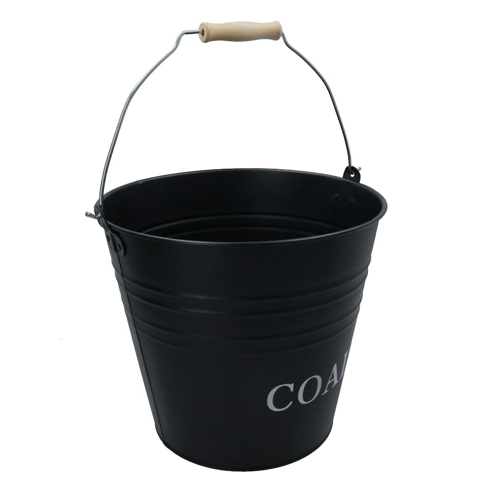 image 1 of Coal Bucket Fireplace Scuttle Fireside Carrier Storage 12 Litres Capacity Fire Log