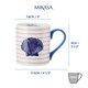 image 6 of Mikasa Shell Straight-Sided Porcelain Mug, 280ml | Blue