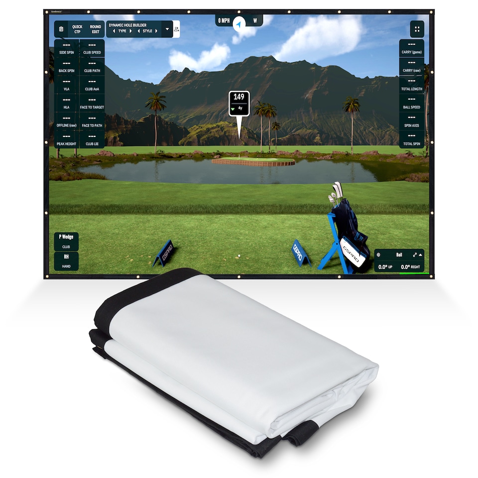 image 1 of Double Sided Impact Screen For Golf Enclosure - 3 x 3m