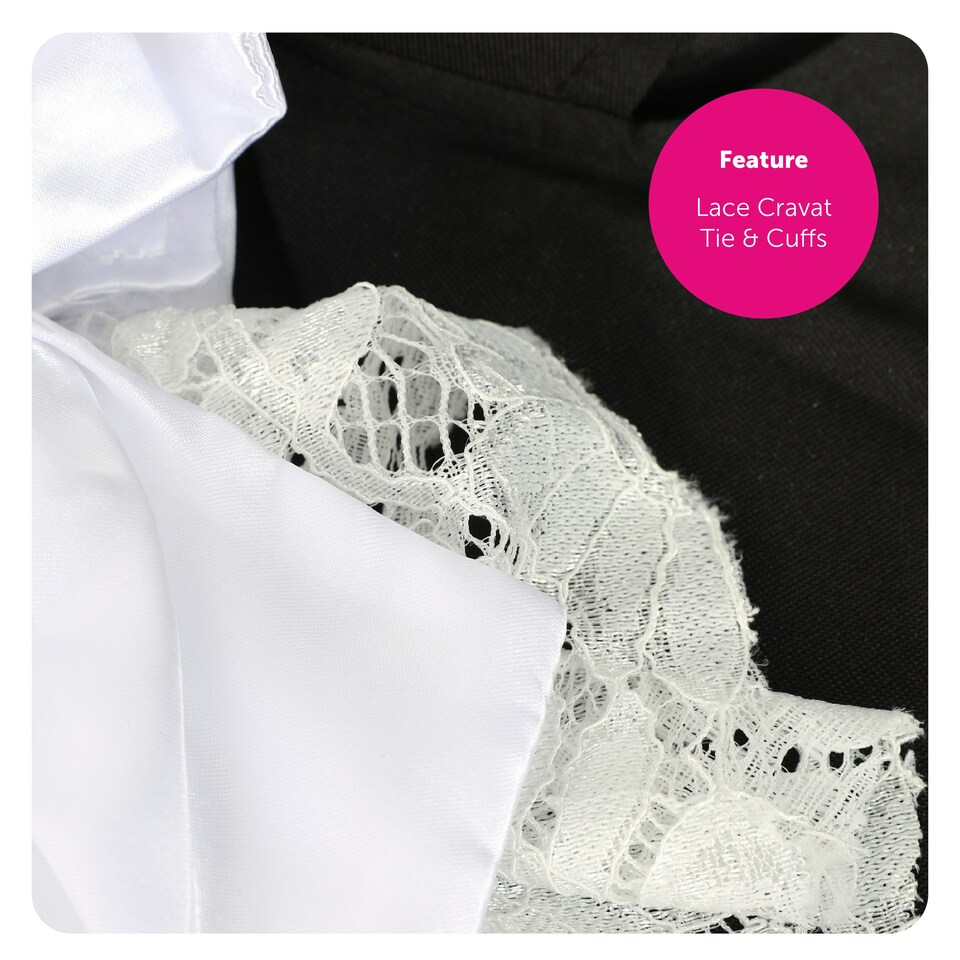 image 1 of Black Gothic Dress Costume Black | M