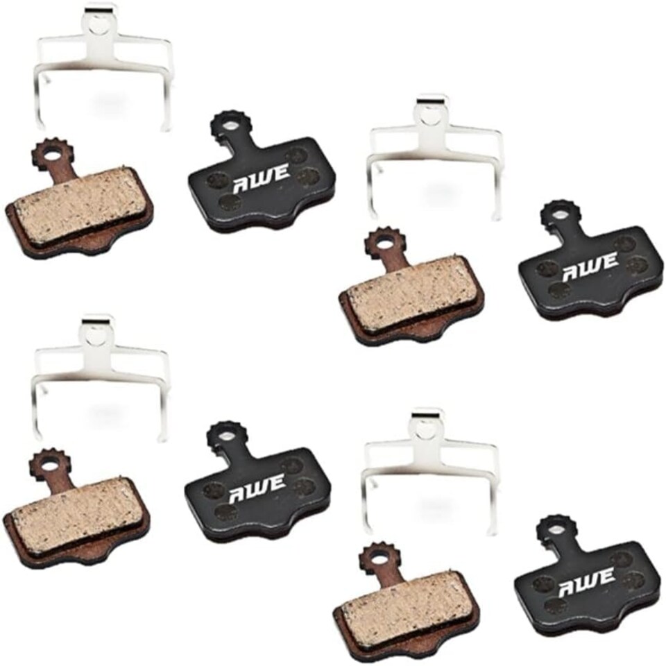 image 1 of AWE Set x 4 Semi Metallic Disc Brake Pads Compatible with Avid Elixir