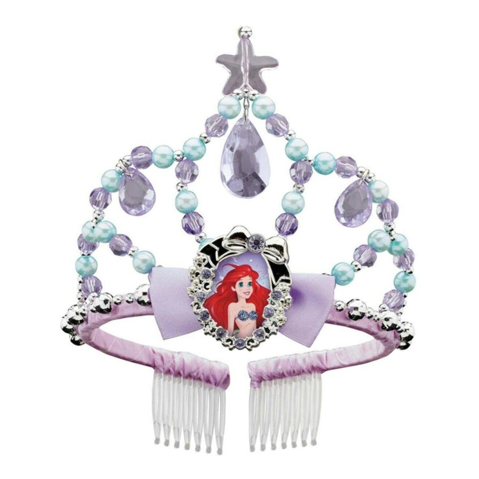 image 1 of The Little Mermaid Girls Ariel Tiara - Multicoloured - One Size Multi