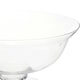 image 4 of Ambra Clear Glass Footed Bowl Clear