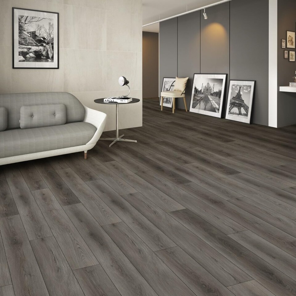image 1 of Nebraska Wild Wood Effect Glue Down Luxury Vinyl Tile-Plank(2.5mm LVT)For Domestic & Commercial Use | Grey | Nebraska Wild | Planks per Pack:  16  | Coverage per Pack: 3.67m² | 1