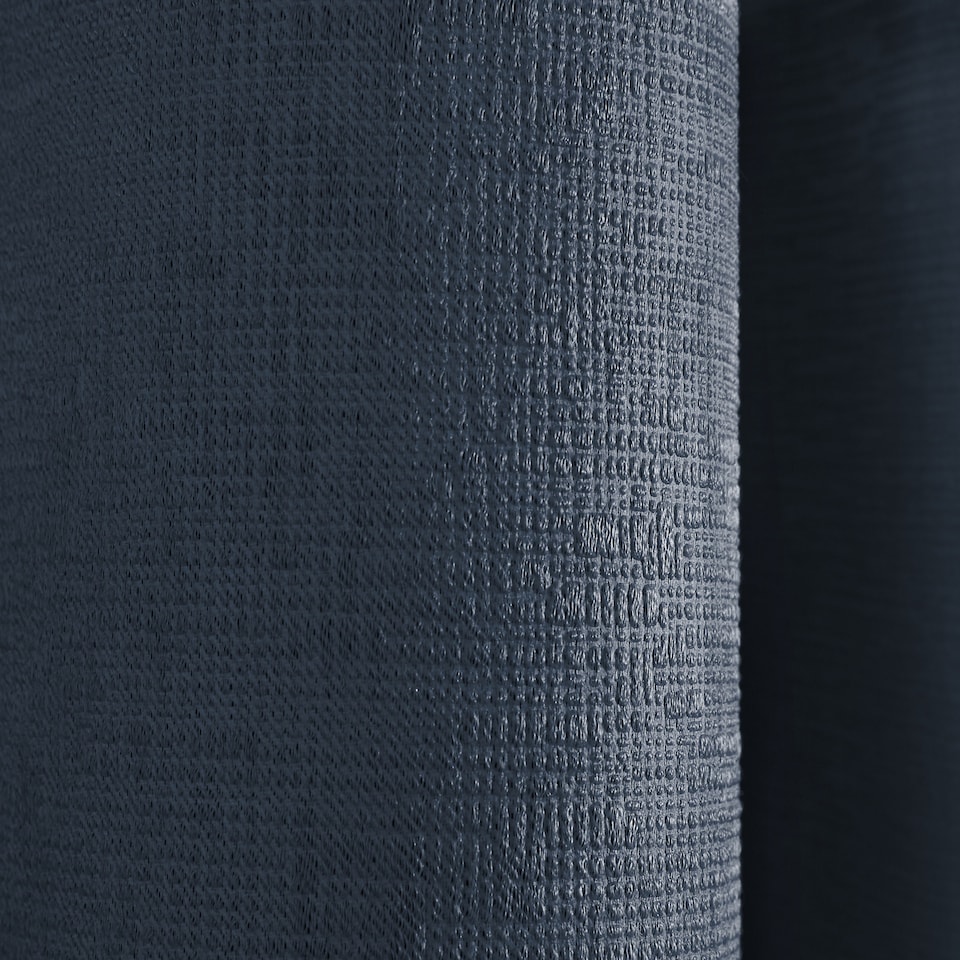 image 1 of Fusion Strata Eyelet Curtains Navy