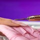 image 3 of IQ Nails DuoFrez Diamond Nail Drill Bit Long Flame Shape Fine Standard 2.1mm ZRN Coating 243R.FM.021_ZRN