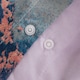 image 4 of OHS Marble Print Duvet Quilt Cover Bedding Set, Single - Lilac/Blue
