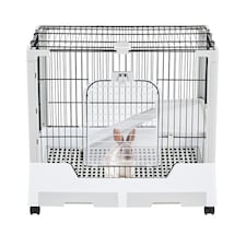 Yaheetech Small Animal Cage Habitat On Wheel