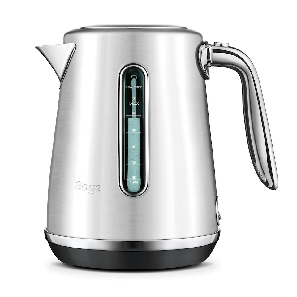 image 1 of Sage The Soft Top Luxe Quiet Electric Kettle, Fast Boil, Opens Softly, Elegant Design - 1.7 L Capacity, Cordless, 2400 W - Brushed Stainless Steel