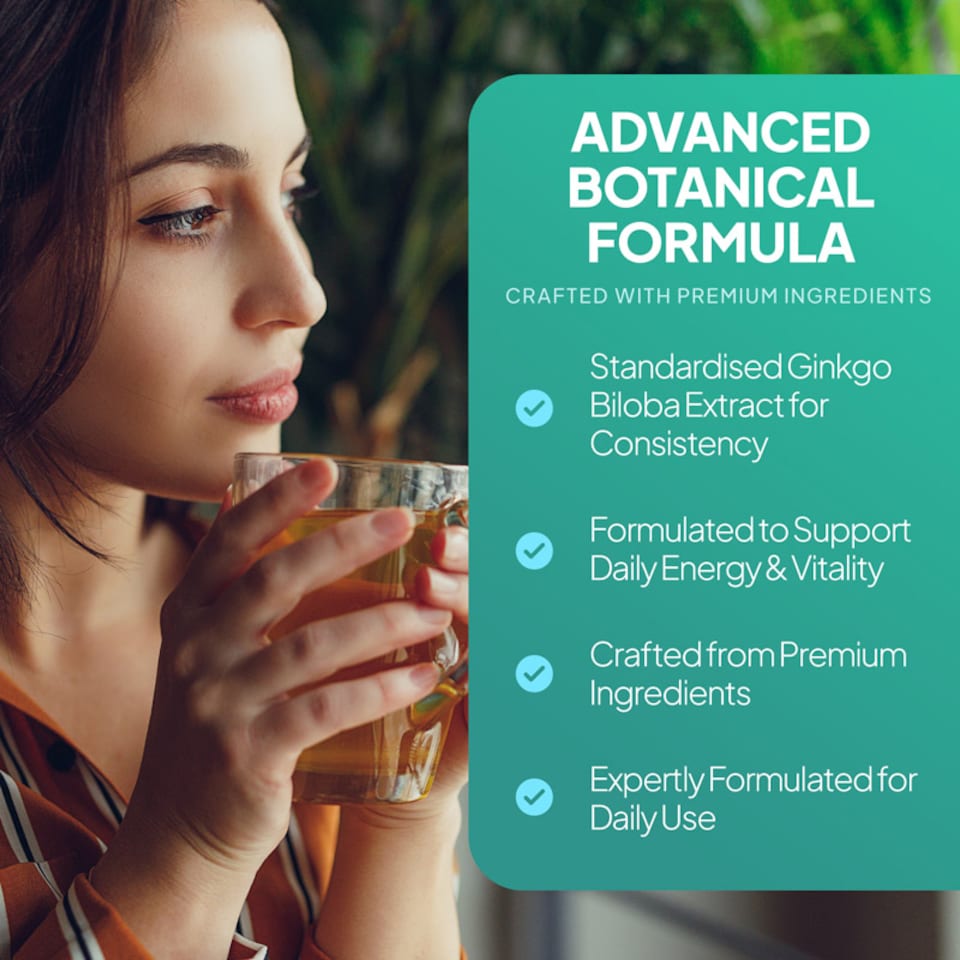image 1 of Ginkgo Biloba 6,000mg - 180 Tablets