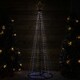 image 1 of 4m (13ft) Light up Christmas Pyramid Cone Tree with 1374 Multi-Action White & Warm White LEDs