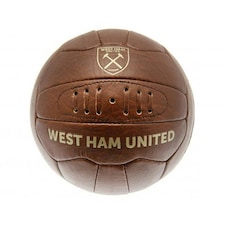 West Ham United FC Retro Football - Brown/Gold - 5