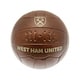 image 1 of West Ham United FC Retro Football - Brown/Gold - 5