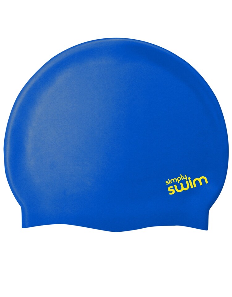 Simply Swim Junior Silicone Swim Cap - Solid Colours