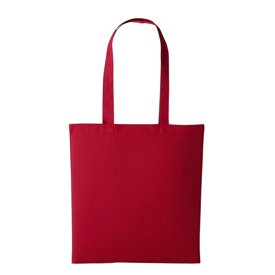Nutshell Plain Strong Shoulder Shopper Bag - Red - One Size