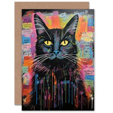 My Is Therapist Notes Puss Cat Him Her Birthday Card