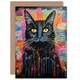 image 1 of My Is Therapist Notes Puss Cat Him Her Birthday Card
