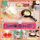 image 3 of AIYAPLAY Kids Play Kitchen Toy Kitchen Pretend Role Play Set 104PCS Accessories Including Realistic Lights & Sounds, Toy Food, Pots, Utensils, for 3-6 Years, Pink