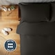 image 4 of Silentnight Supersoft Duvet Set | Black | King
