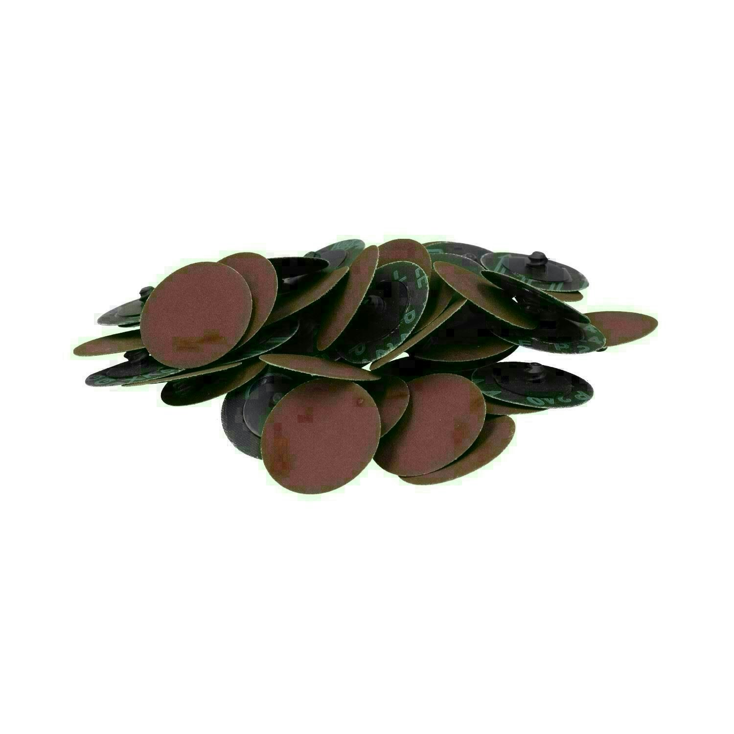 image 1 of 240 Grit 50mm Fine Quick Change Sanding Discs Rust Removal Deburring 50pc