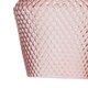 image 3 of Set of 2 Porter - Pink Textured Glass Easy Fit Pendant Shades Pink