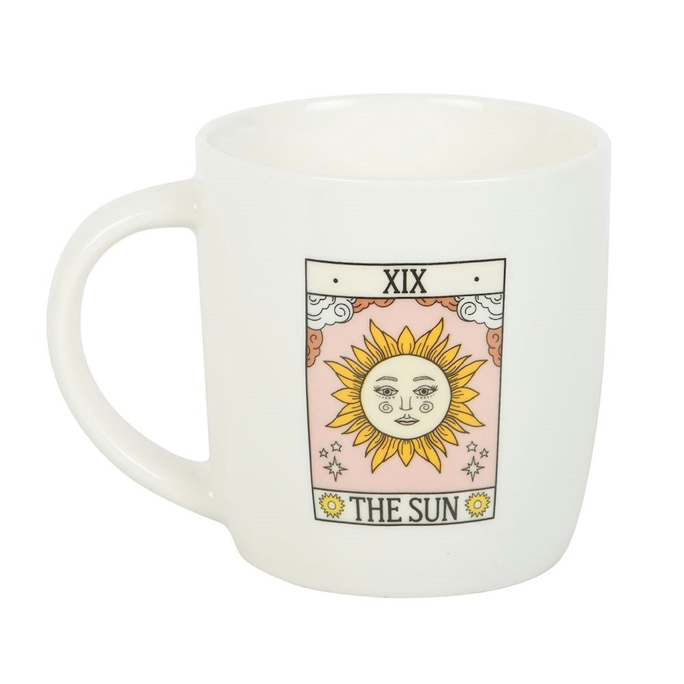image 1 of Something Different Tarot The Sun Mug - White - One Size