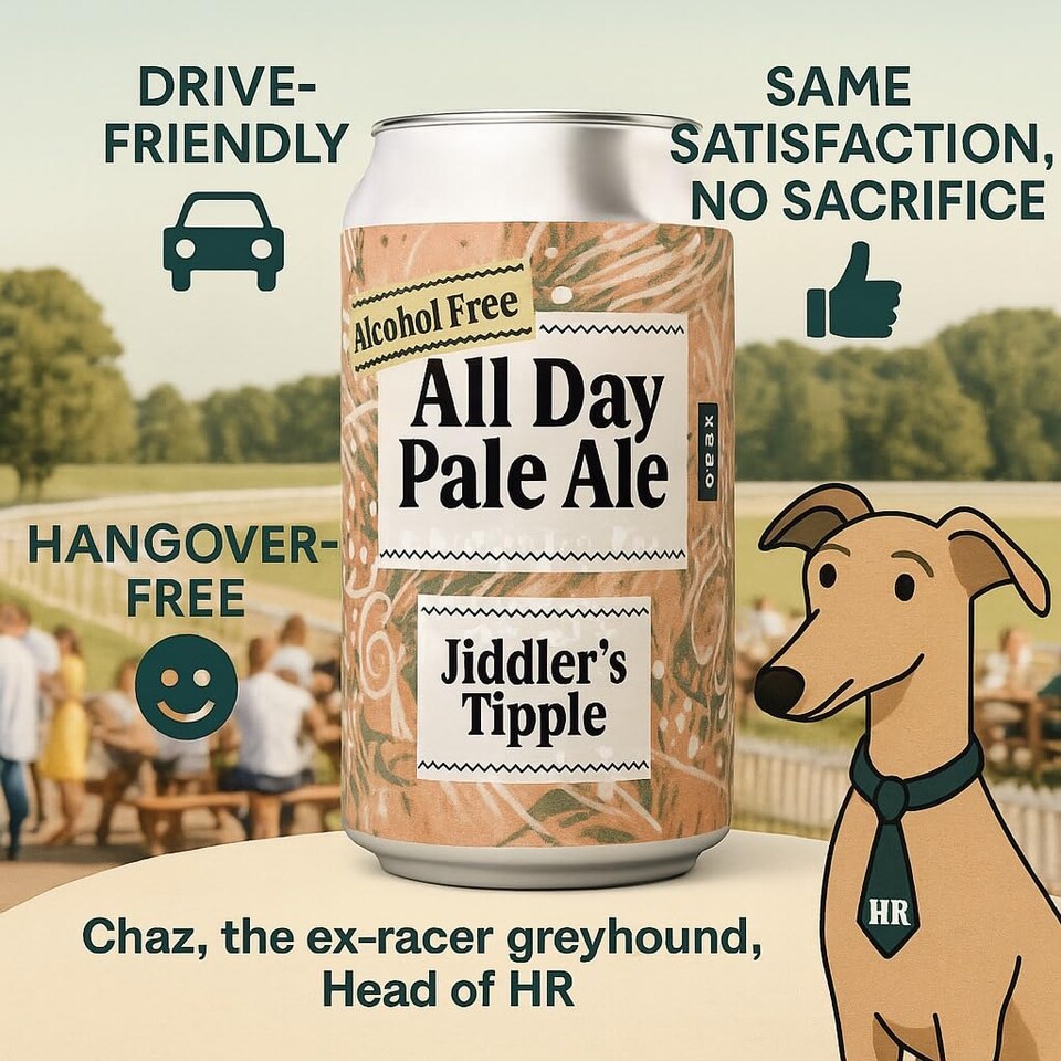 image 1 of Jiddler's Tipple - All Day Pale Ale - Alcohol Free - 0.5% ABV Craft Beer Cans - Vegan Gluten Free Beer - 12 x 330ml