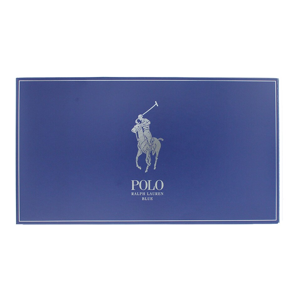 image 1 of Ralph Lauren Polo Blue Eau de Toilette 125ml 4 Piece Gift Set for Him