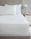 image 1 of Primrose Hill 200 Thread Count Extra Deep Cotton Fitted Sheet (40cm) | White | Double | 1