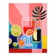 image 3 of Matisse Style Mocktails Fruit Drinks Kitchen Black Framed Wall Art Print A4