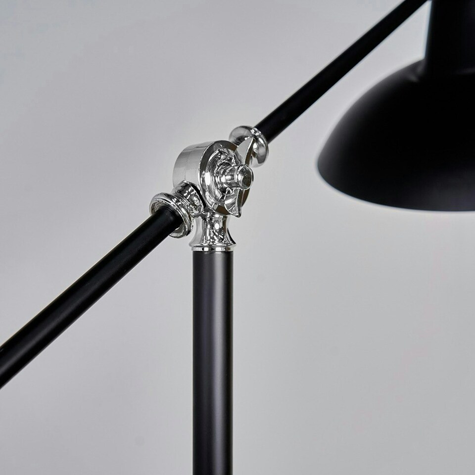 image 1 of ValueLights Civic Matte Black Floor Lamp