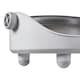 image 3 of Living and Home Adjustable Angle Double Bowl Pet Feeder Multi