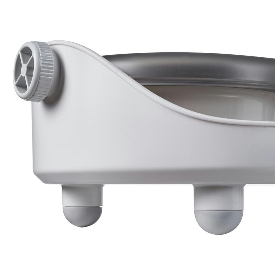 image 1 of Living and Home Adjustable Angle Double Bowl Pet Feeder Multi