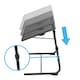 image 6 of Harbour Housewares Height Adjustable Folding Laptop Table - Black