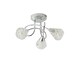 image 6 of ValueLights Astley 3 Way Chrome Cross Over Ceiling Light | Chrome