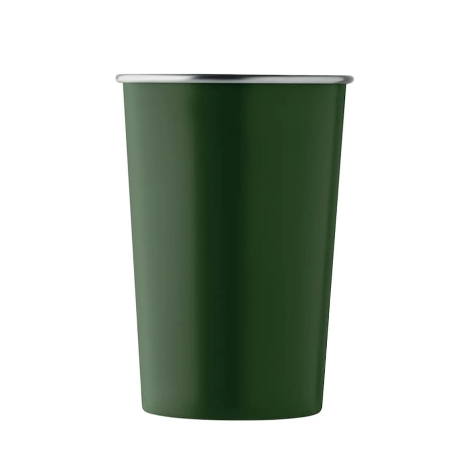 image 1 of MidOcean Fjard Recycled Stainless Steel 350ml Cup - Dark Green - One Size Green