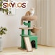image 9 of Skylos Multi-Level Cat Tree Tower with Condo Hammock Plush Activity Centre