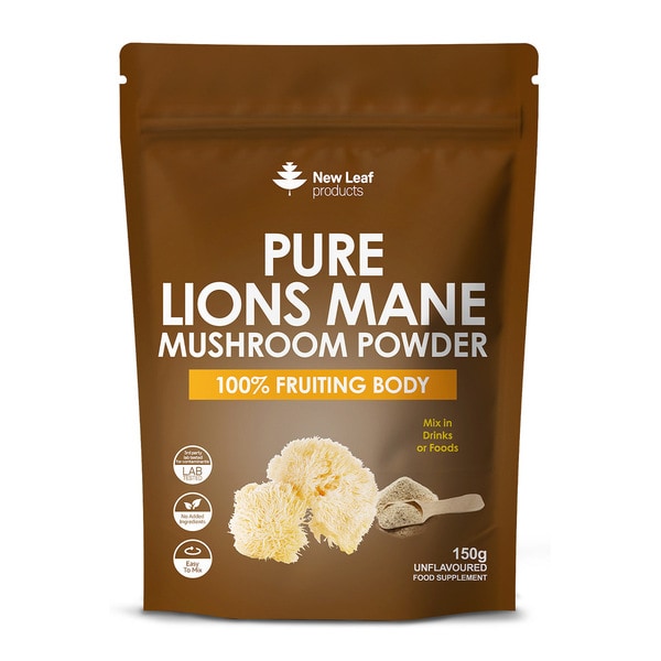 Lions Mane Mushroom Powder - 100% Fruiting Body