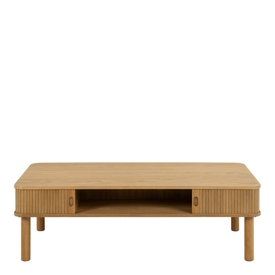 image 1 of Langley Coffee Table Sliding door in Oak