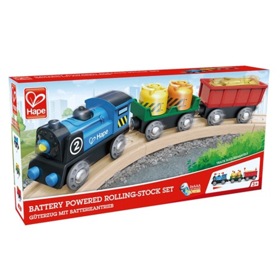 Hape Battery Powered Rolling-Stock Set