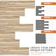 image 4 of Self Adhesive Floor Planks | 36x5.98in (91.4x15.2cm) Each | Peel & Stick Vinyl Flooring | Honeyline Grain Flow Wood Effect | DIY Waterproof Floor Tiles | Brown | 1.39 sqm