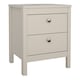 image 1 of Madrid Bedside Table 2 Drawers in Cashmere N/A
