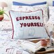 image 2 of Fusion Coffee Club Cushion Cover Blue