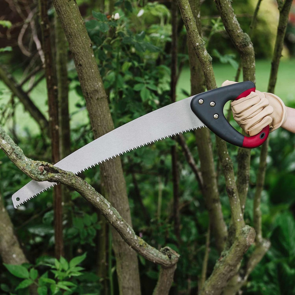 image 1 of Kent & Stowe 46 cm Curved Pruning Saw | Brown | 1 x Pruning Saw